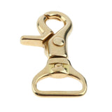 Maxbell 2 Sets Brass Lobster Clasp Hook Swivel Trigger Snap Hook & D Ring