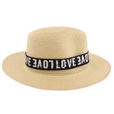 Men Women Wide Brim Straw Cap Summer Outdoor Beach Sun Hat Beige