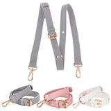 PU Leather Adjustable Crossbody Bag Shoulder Bag Strap Replacement  Gray