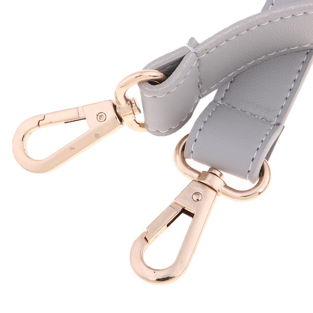 Maxbell PU Leather Adjustable Crossbody Bag Shoulder Bag Strap Replacement  Gray
