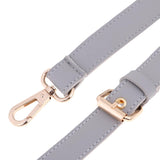 PU Leather Adjustable Crossbody Bag Shoulder Bag Strap Replacement  Gray