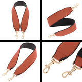 Wide Shoulder Bag Strap Replacement Removable Handbag Purse Tote Strap Brown