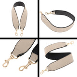 Wide Shoulder Bag Strap Replacement Removable Handbag Purse Tote Strap Khaki