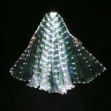 Maxbell Halloween Large Luminous Butterfly Light up LED Belly Dance Wings Style 2