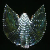 Maxbell Halloween Large Luminous Butterfly Light up LED Belly Dance Wings Style 2