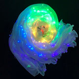 Maxbell Halloween Large Colorful Luminous Butterfly LED Belly Dance Wings Style 1