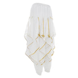 Womens Belly Dance Harem Pants Tribal Baggy Arabic Halloween Pants Costumes White