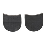 Maxbell Pair Rubber Glue on heels Shoe Repair Anti Slip Tips Pad Replacement Black 2