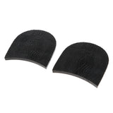 Maxbell Pair Rubber Glue on heels Shoe Repair Anti Slip Tips Pad Replacement Black 2