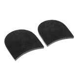 Maxbell Pair Rubber Glue on heels Shoe Repair Anti Slip Tips Pad Replacement Black 2