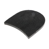 Maxbell Pair Rubber Glue on heels Shoe Repair Anti Slip Tips Pad Replacement Black 2
