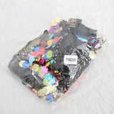 Maxbell Maxbell Belly Dance Beaded Bra Sequins Tassel Top Sexy Dancing Singer Costume Black