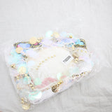 Maxbell Maxbell Belly Dance Beaded Bra Sequins Tassel Top Sexy Dancing Singer Costume White