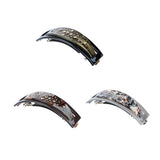 Maxbell 3Pcs French Acetate Hair Clip Automatic Barrette Women Thick Hair Hairpin