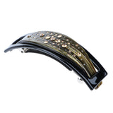 Maxbell 3Pcs French Acetate Hair Clip Automatic Barrette Women Thick Hair Hairpin