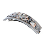 2 Piece French Acetate Hair Clip Automatic Barrette Women Thick Hair Hairpin