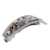 2 Piece French Acetate Hair Clip Automatic Barrette Women Thick Hair Hairpin