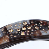 2 Piece French Acetate Hair Clip Automatic Barrette Women Thick Hair Hairpin