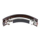 2 Piece French Acetate Hair Clip Automatic Barrette Women Thick Hair Hairpin