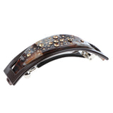 Maxbell 3Pcs French Acetate Hair Clip Automatic Barrette Women Thick Hair Hairpin