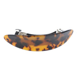 Maxbell 2Pcs Women's French Acetate Hair Clip Ladies Leopard Curved Barrette Hairpin