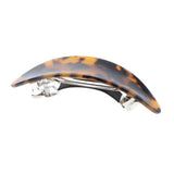Maxbell 2Pcs Women's French Acetate Hair Clip Ladies Leopard Curved Barrette Hairpin