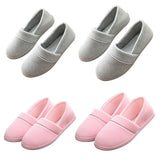 Maxbell Women Cotton Knit Anti-Slip House Slipper Washable Home Shoes 37-38 Gray