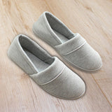 Maxbell Women Cotton Knit Anti-Slip House Slipper Washable Home Shoes 37-38 Gray
