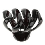 Large Hair Claw Clips Thick Hair Octopus Jaw Folding Hairpin for Women Black