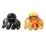 Large Hair Claw Clips Thick Hair Octopus Jaw Folding Hairpin for Women Black