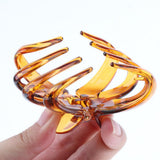 Maxbell 2 Pack Women's  Hair Claw Clips Thick Hair Octopus Jaw Folding Hairpin