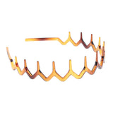 Maxbell 2Pieces Phenovo Zigzag Hair Band Toothed Headband Women Girls Hair Accessory