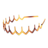 Maxbell 2Pieces Phenovo Zigzag Hair Band Toothed Headband Women Girls Hair Accessory