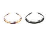 Maxbell 2pieces Phenovo Zigzag Hair Band Toothed Headband Women Men Hair Accessory