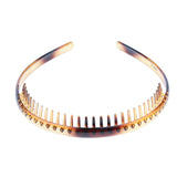 Maxbell 2/set Resin Zigzag Hair Band Toothed Headband  Hoop Band Hair Accessories