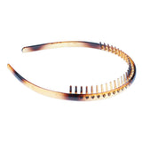 Maxbell 2/set Resin Zigzag Hair Band Toothed Headband  Hoop Band Hair Accessories