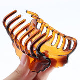 Maxbell Womens Large Hair Claw Clamps Clips Grips Styling Tool Hair Accessories Coffee - Aladdin Shoppers