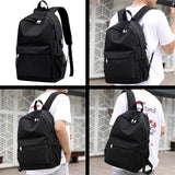 Maxbell Travel School Laptop Backpack Women Men Canvas College Student Bag Bookbag