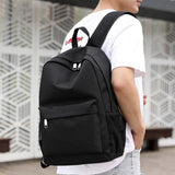 Maxbell Travel School Laptop Backpack Women Men Canvas College Student Bag Bookbag