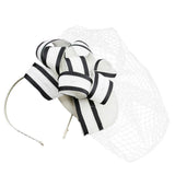 Maxbell Womens Wedding Bridal Veil Fascinator Hats Headpieces Hair Clip Headband White