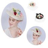 Maxbell Womens Wedding Bridal 1920s Veil Fascinator Hats Headpieces Hair Clip Black