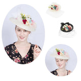 Maxbell Womens Wedding Bridal 1920s Veil Fascinator Hats Headpieces Hair Clip Black