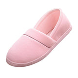 Maxbell Women Cotton Knit Anti-Slip House Slipper Washable Home Shoes 37-38 Gray