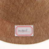 Maxbell Ladies Flax Fashion Straw Beach Fisherman Sunhat Flower Billycock Cap Khaki