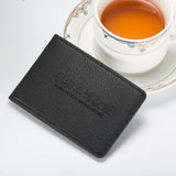 Maxbell Unisex Slim Waterproof Leather Wallet Credit Card Holder Case Sleeve Black