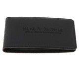Maxbell Unisex Slim Waterproof Leather Wallet Credit Card Holder Case Sleeve Black