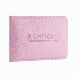 Maxbell Unisex Slim Waterproof Leather Wallet Credit Card Holder Case Sleeve Pink