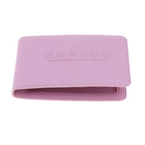 Maxbell Unisex Slim Waterproof Leather Wallet Credit Card Holder Case Sleeve Pink