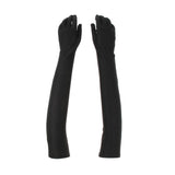 Maxbell Women's Long 1920s Opera Gloves Evening Wedding Sun Block Elbow Gloves Black