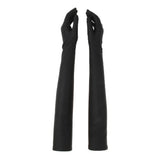 Maxbell Women's Long 1920s Opera Gloves Evening Wedding Sun Block Elbow Gloves Black